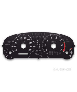 Toyota Land Cruiser Prado 120 Series (2002–2009) – Gauge Faces – Black