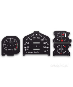 Toyota Land Cruiser Prado 78 Series J70 (1990–1996) – Gauge Faces – Black