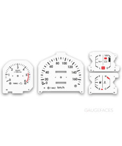 Toyota Land Cruiser Prado 78 Series J70 (1990–1996) – Gauge Faces – White