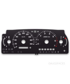 Toyota Land Cruiser Prado 95 Series J90 J95 (1996–2002) – Gauge Faces – Black