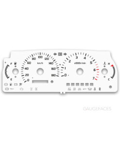 Toyota Land Cruiser Prado 95 Series J90 J95 (1996–2002) – Gauge Faces – White