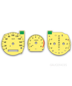 Toyota RAV4 XA20 (2000-2003) – Gauge Faces – Yellow