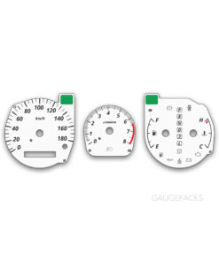 Toyota RAV4 XA20 (2000-2003) – Gauge Faces – White