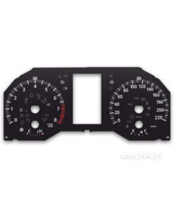 Toyota RAV4 XA50 (2018-2020) – Gauge Faces – Black