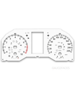 Toyota RAV4 XA50 (2018-2020) – Gauge Faces – White