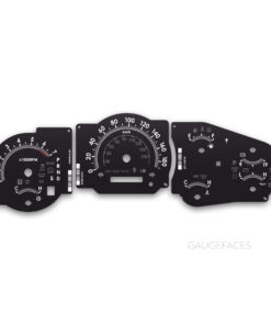 Toyota Tundra XK50 (2007–2013) – Gauge Faces – Black