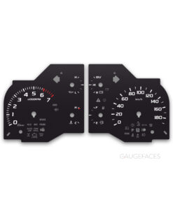 Toyota Tundra XK50 (2014-2017) – Gauge Faces – Black