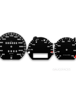 Volkswagen Corrado (1988-1995) – Gauge Faces – Black