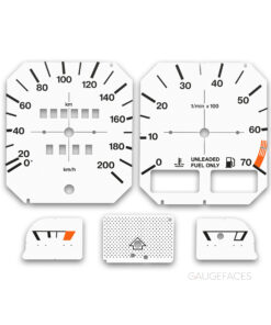 Volkswagen Golf Mk1 (1976-1983) – Gauge Faces – White
