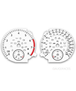Volkswagen Golf MK6 GTI (2010–2014) – Gauge Faces – White