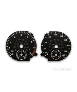 Volkswagen Golf MK6 (2009–2013) – Gauge Faces – Black