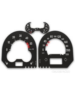 Volkswagen Lupo (1998-2005) – Gauge Faces – Black