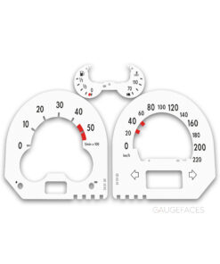 Volkswagen Lupo (1998-2005) – Gauge Faces – White