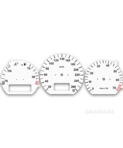 Volkswagen Passat B4 (1993–1997) – Gauge Faces – White