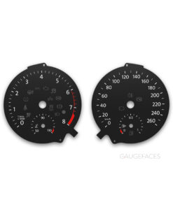 Volkswagen Passat B8 (2014–2023) – Gauge Faces – Black