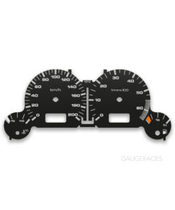 Volkswagen Polo MK3 6N (1994-2002) – Gauge Faces – Black