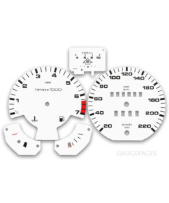 Volkswagen Scirocco MK1 (1974-1981) – Gauge Faces – White