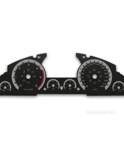 Volkswagen Touareg 7L (2002–2010) – Gauge Faces – 6000 RPM – Black