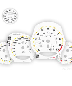 Custom Bundle: Porsche 991.2 GT3 Gauge Faces + SC - White