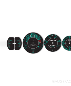B2B: Custom Order: Metal Base: For Porsche 911 F-Series: Gauge Faces – 356 Heritage Design