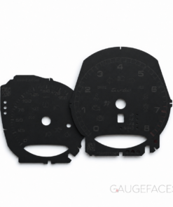 BLACKOUT: For Porsche Macan Turbo: Gauge Faces - US - AT