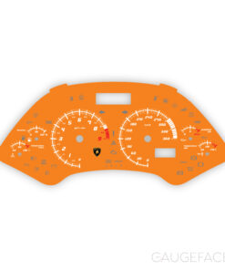 Lamborghini Murciélago LP640 Gauge Face - OPTIONS - Orange