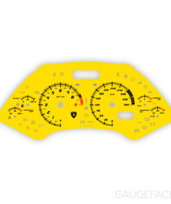 Lamborghini Murciélago LP640 Gauge Face - OPTIONS - Yellow