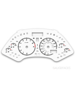 Lamborghini Murciélago LP640 - 220 mph / 360 kmh - 9000 rpm - Celsius - International Version - Gauge Face - White