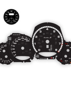 Custom Order: For Porsche 911 Turbo S 991.2: Gauge Faces – OEM – US