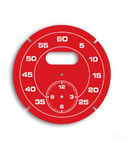 For Porsche Sport Chrono: Gauge Face – Stopwatch – Guards Red