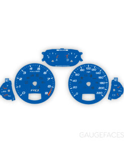 Audi R8 V8 4.2 (Gen 1, Type 42) Gauge Faces - OPTIONS - Blue