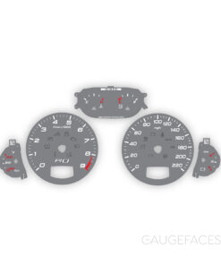 Audi R8 V8 4.2 (Gen 1, Type 42) Gauge Faces - OPTIONS - Gray