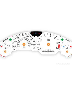 BMW E36 Z3 Gauge Face – AC Schnitzer Logo – White