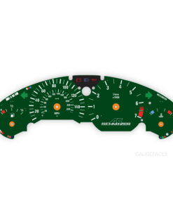 BMW E36 Z3 Gauge Face – AC Schnitzer Logo – Dark Green