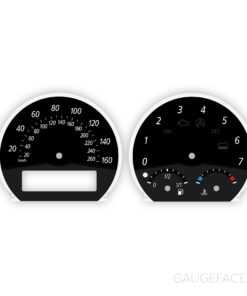 BMW Z4 (E85/E86 2003–2008) Gauge Faces – OPTIONS - Black