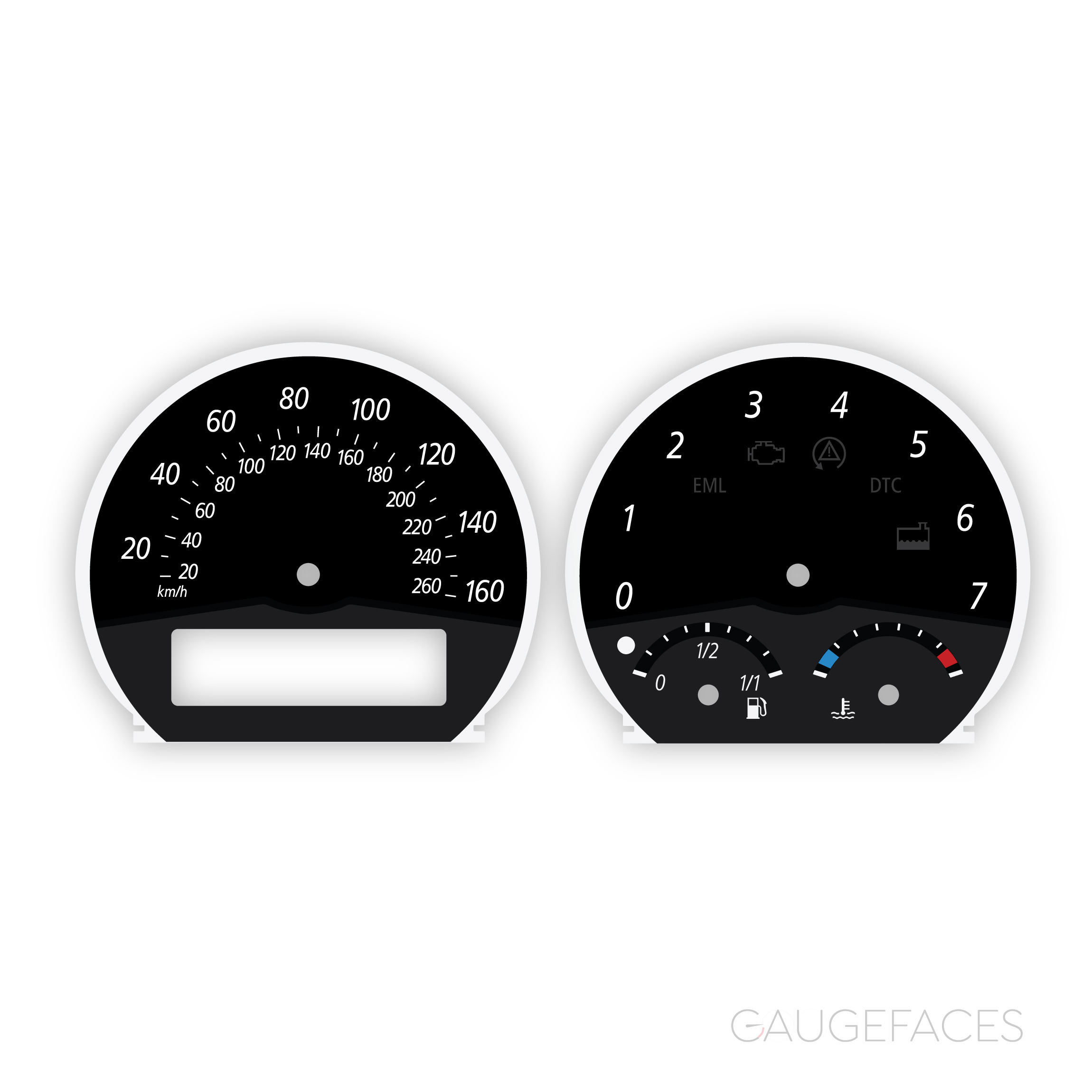 BMW-Z4-E85-E86-gauge-faces-black-mph-kmh-7000