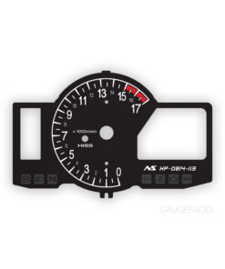 Honda CBR 600 RR PC40 HISS (2009-2017) Motorcycle Gauge Face Tachometer - Black