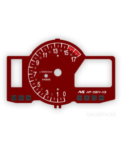 Honda CBR 600 RR PC40 HISS (2009-2017) Motorcycle Gauge Face Tachometer - Burgundy