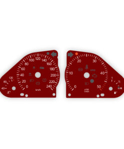 Mercedes-Benz G-Class W463 (2007-2012) Gauge Faces - 5000 RPM / 240 km/h - Dark Red