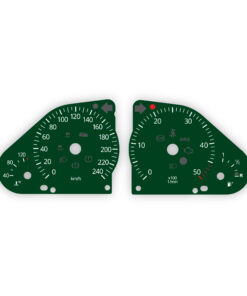 Mercedes-Benz G-Class W463 (2007-2012) Gauge Faces - 5000 RPM / 240 km/h - Dark Green