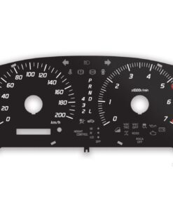 Custom Order: 2003-2009 Lexus GX460 Gauge Face – EU Conversion – Black