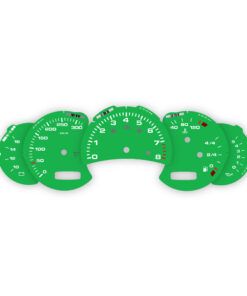 For Porsche 911 996 (Gen 1&2): Gauge Faces - OPTIONS - Python Green