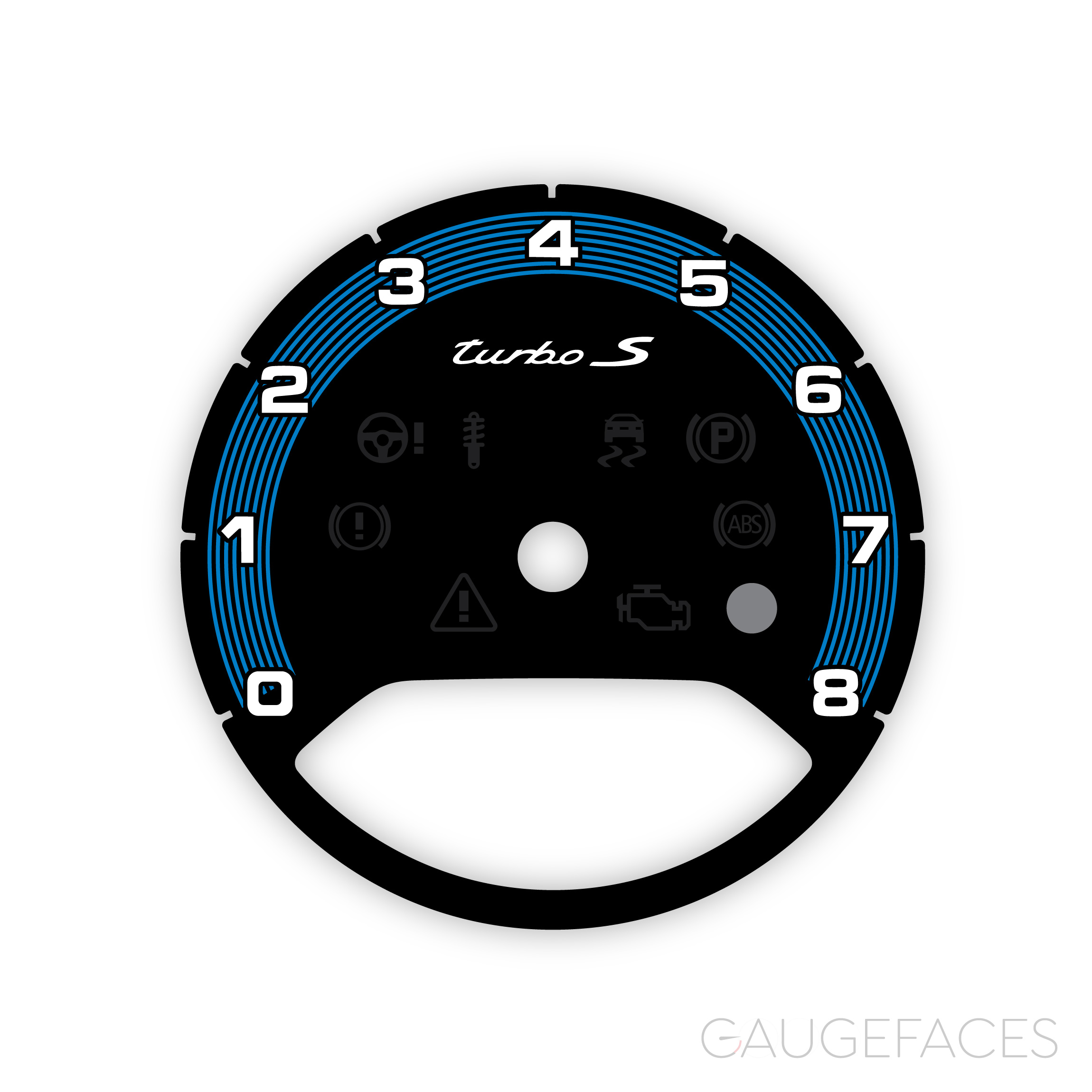 Porsche-Cayenne--971-Panamera-Turbo-S-gauge-face-tachometer--blue-pinstripe--EU