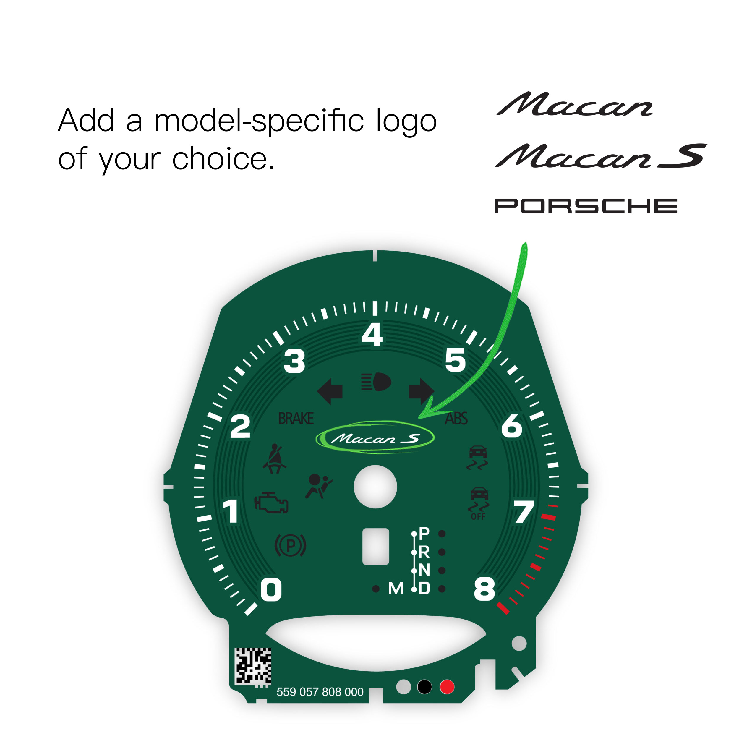 Porsche-Macan-dark-green-logo