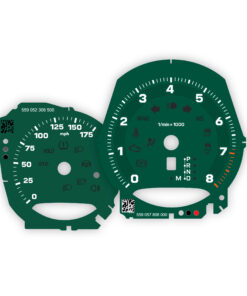 For Porsche Macan: Gauge Faces - OPTIONS - Dark Green