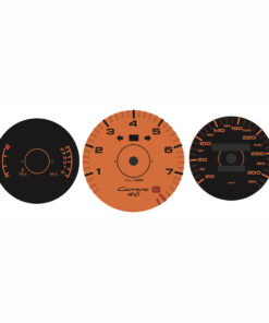 B2B: For Porsche 911 993: Gauge Faces – EU – Custom Design – Invisible Icons