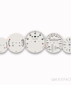 B2B: For Porsche 911 993: Gauge Faces – EU – AT – Champagne Silver – Stealth Edition / EXPEDITE