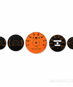 B2B: For Porsche 911 993: Gauge Faces – EU – Custom Design – Invisible Icons
