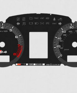 Custom Order: For Audi S4 B7: Gauge Faces - US - Custom Design