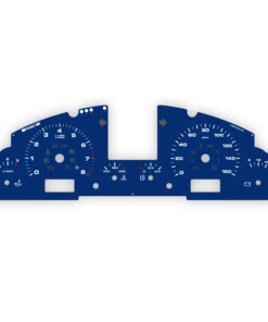 For Porsche Cayenne 955 / 957 Base / GTS / S: Gauge Face – OPTIONS – Dark Blue